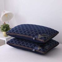 1000g hot sale 5 star luxury hotel pillow 48x74cm hilton quilted pillow with double lining 1kg