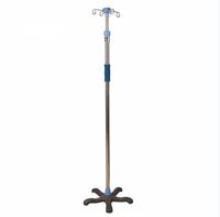 Hot Selling Medical IV Pole Holder Adjustable Infusion Holder Convenient Durable Hospital Furniture Drip Holder