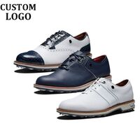 Customized High Quality Men's Leather Golf Shoe Sole, Men's Waterproof Rubber Golf Shoe, Athletic Outsole Men's Golf Shoe Spikes