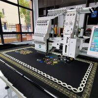 600*1200mm single-head embroidery machine, with Brother embroidery software, can embroider on flatbeds, hats, clothing, shoes, belts, bags