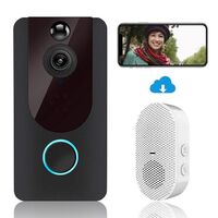 Wifi Smart Doorbell 1080 Rechargeable Wireless Doorbell Camera Graffiti Ring Video Doorbell