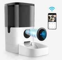 Mobile App Control Tuya Smart Wifi Advanced Automatic Reminder Timing Cat and Dog Food Dispenser Automatic Pet Feeder Camera