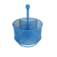 Hot Selling Mesh Basket Stationery Desktop Rotating Storage Basket