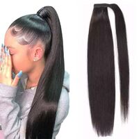 Brazilian Ponytail Hair Extensions Human Hair Ponytail Hair Extensions Remy Human Hair Ponytails