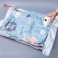 Reusable Garment Compression Vacuum Storage Bag with Electric Pump