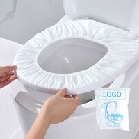 Disposable toilet seat comfortable soft non-slip eco-friendly elastic non-woven toilet seat cover disposable