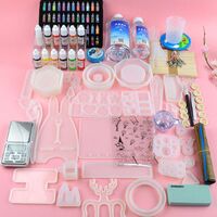 DIY Jewelry Bag Epoxy Silicone Jewelry Mold Kit Set with High Quality Ring Bracelet Pendant Resin Mold