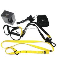 Resistance training with suspension training bands for sports training home gym