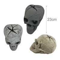 Gas Fireplace Decorative Ceramic Skull Gas Fireplace Logs