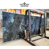 GOLDTOP Granite Natural Losa Granite Kitchen Countertops Luxury Floor Tiles Blue Labradorite Granite Countertops