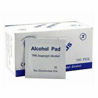 Individually packaged 75% alcohol cotton pads sterile gauze pads for outdoor skin cleansing care 100pcs/box