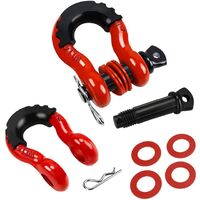 D Ring Shackles Heavy Duty Forged D Ring Bow Anchor Shackle 3/4 Inch