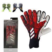 Free Sample Hot Sale Goalkeeper Gloves Professional Protection 4MM Latex 3D Knitted Nylon Soccer Soccer Goalkeeper Gloves