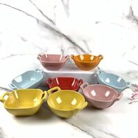 Wholesale Cheap Ceramic Seasoning Plate Sushi Dip Bowl Sauce Bowl Mini Appetizer Plate Ceramic Sauce Plate