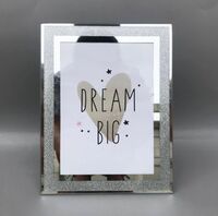 Glitter Frames, Glass Frames, 5x7" - 2 Pack White Box