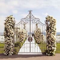 Wedding Metal Arches Wedding Entrance Delicate Arches Event Popular Wedding Decoration Metal Fence Gate