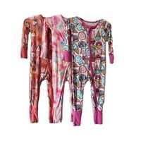 Hot Sale Eco-Friendly Girls Warm Pajamas Kids One Piece Pajamas With Zipper