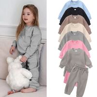 Wholesale children's clothing 1-13 years old track suits kids boys girls winter sportswear jogging suits