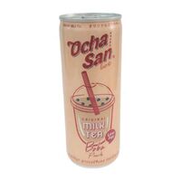 230ml milk tea boba pearl milk tea low-fat original Ocha San brand from Thailand Halal