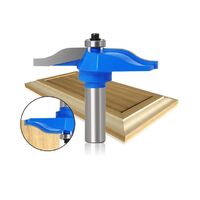 12 Shank 1/2" Shank Round Rail and Lintel w/ Cove Panel Riser 1 Bit Router Bit Set Tenon Knife for Woodworking Tools