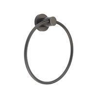 Hot Sale Modern Wall Mounted Hotel Brass Stainless Steel RVS INOX Towel Ring Black