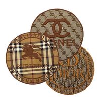 New Fashion Brand Riding Universal English Letters Large Plaid Embroidery Repair Hole Applique Clothing Decoration Accessories