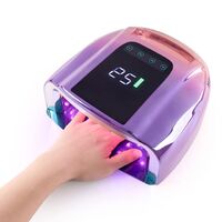 New Professional High Power 96W Cordless Portable Wireless Manicure Pedicure UV LED Lamp Nail Drying Lamp Strip for Salon