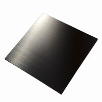 1050 5052 Brushed Anodized Aluminum Sheet Black Silver Red Blue Grey Gold For DIY Hairline Finish Nameplate Label Metal Card