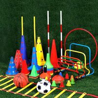 Basketball Dribble Training Soccer Cone Sports Agility Soccer Training Equipment Ladder Set