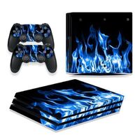 Colorful skin stickers for ps4 pro controller console skin stickers