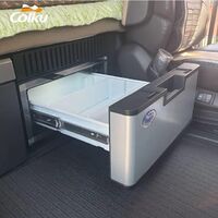 2022 New Design Car Drawer Refrigerator 12v Compressor Mini Refrigerator Car Refrigerator for Caravan Camping Yacht