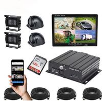 Professional car dvr mobile dvr Al H.265 car CCTV GPS 4G 3G WIFI SD card mdvr with ADAS DMS BSD 4in1 RJ45 IPC