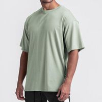 Fashion Crew Neck High Quality Blank Men's Oversized T Shirt Cotton Streetwear