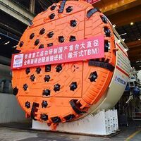 China Hard-Rock TBM ZTT7930 Tunnel Boring Machine