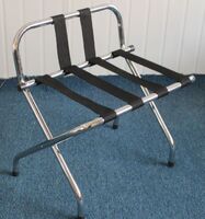 Stainless steel luggage rack/hotel belt luggage rack/luggage rack