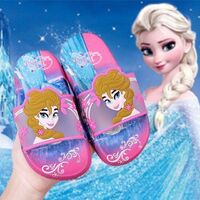 Cute Sofia Cartoon Home Slippers Girls Children Beach Slippers Summer Children Breathable Non-Slip Shoes Snow White Princess