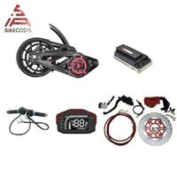 QS 3000W 138 72V 100KPH Mid Drive Motor 12" Assembly Kit with EM150SP Controller