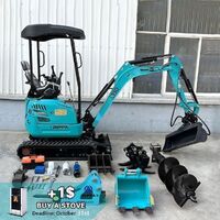 Rippa mini excavator manufacturer earthmoving machinery 1 2 1.5 3 tons small mini mini excavator excavator