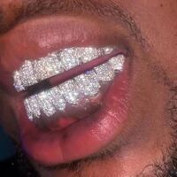 Hip hop rapper ice teeth new arrival permanent s925 mens vvs custom moissanite Grillz diamonds