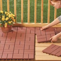 DIY Flooring WPC Outdoor Terrace Tile Decorative WPC Composite WPC Decorative Tile