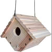 Natural Wooden Birdhouse Garden Yard Decoration Wooden Birdhouse