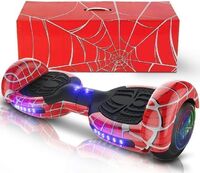 2021 Spider Hoverboard Self Balancing Scooter Adult and Kids 6.5 Inch Wheels Bluetooth Speaker LED Light Self Balancing