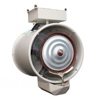 Industrial humidifier fan for water mist cooling