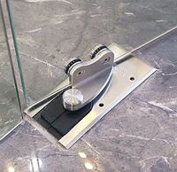 Hotel Project Frameless Stainless Steel Glass Door Swing Door Hinges