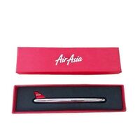 Professional Customized Various Pattern Color Aviation Gift AirAsia Stainless Steel Pen