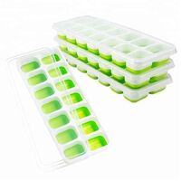 Silicone Ice Mold High Quality Easy Release Reusable BPA Free Safe 14 Ice Reusable Mold Home Kitchen Appliances