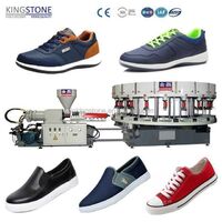 Semi-Auto Monochrome Plastic TPR PVC Sneakers Injection Molding Machine JL-258