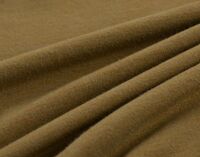 60% Modacrylic/35% FR Lenzing/5% Spandex Fire Resistant Single Knit, Khaki 300gsm