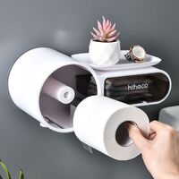 Tissue Holder For Sale Non Perforated Multifunctional Toilet Roll Holder Wall Mounted Tissue Box