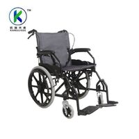 High quality low price medical equipment manual wheelchair steel self propelled wheelchair